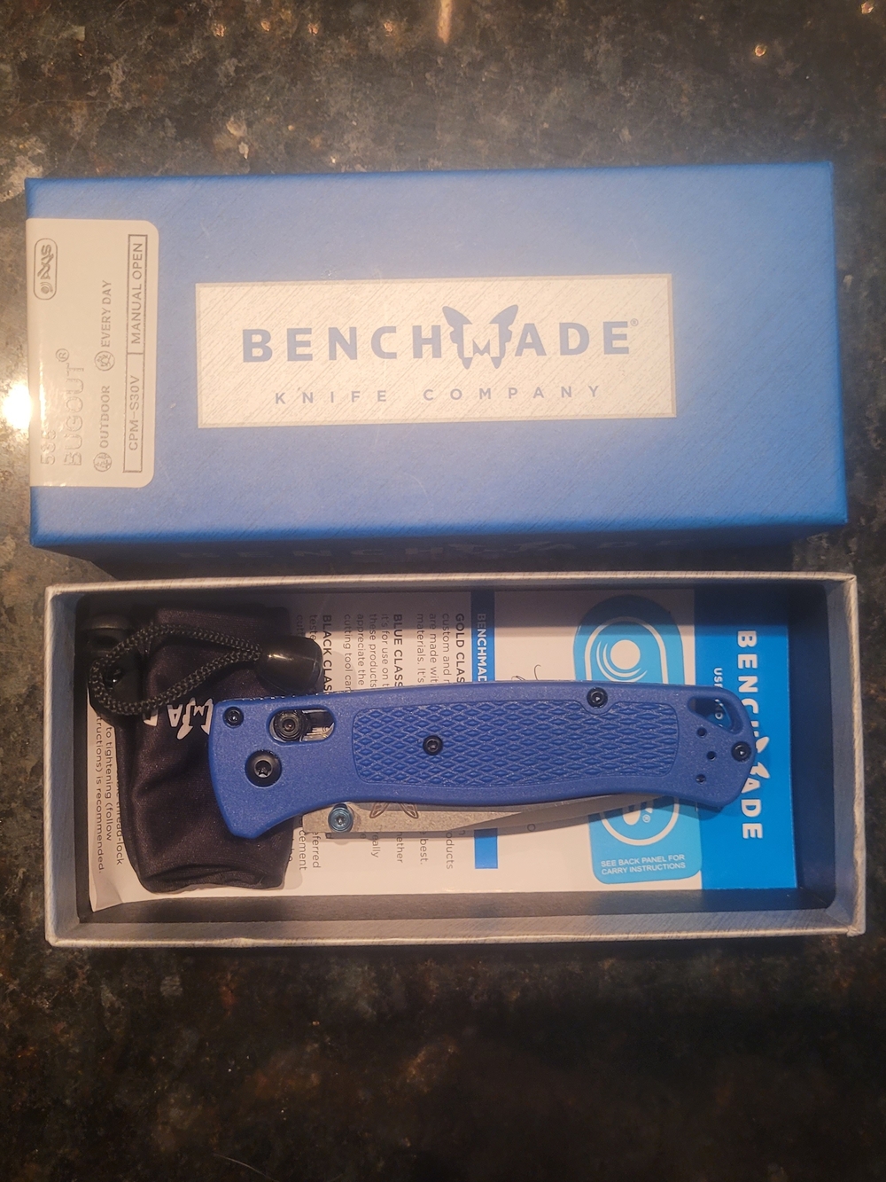 Benchmade Bugout 535 Blue